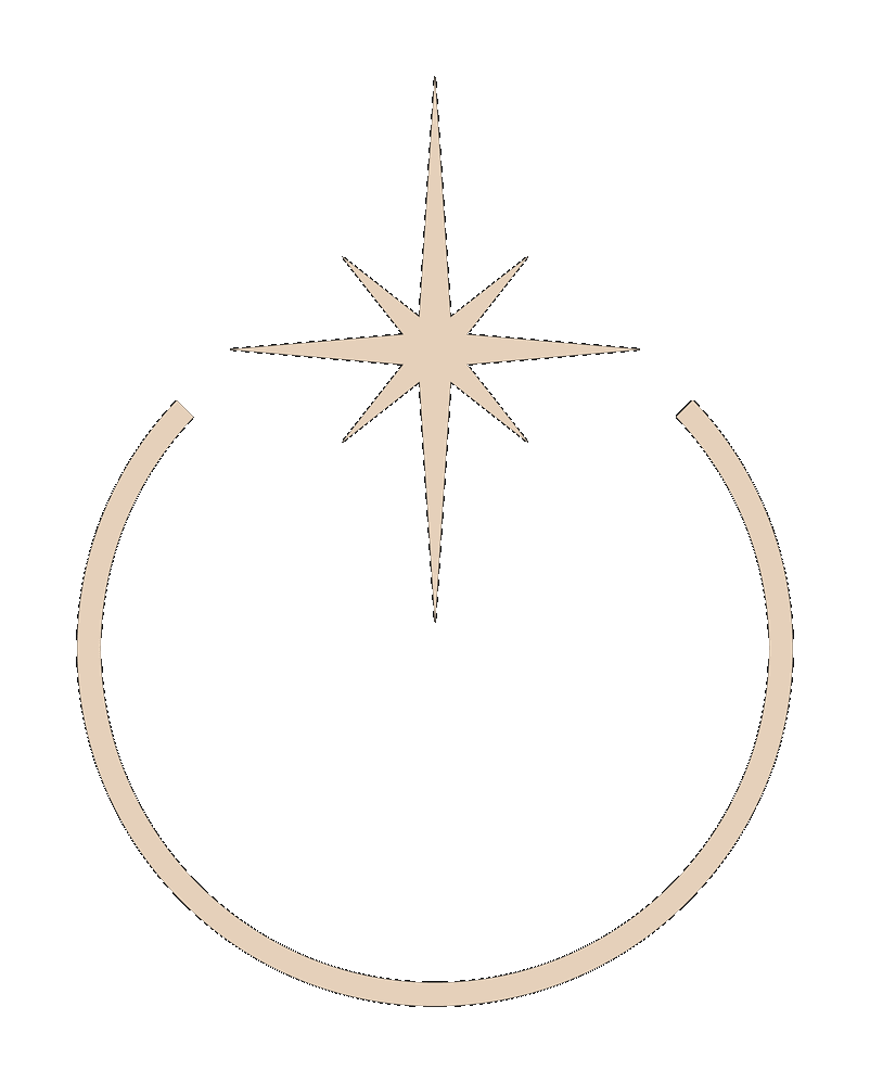 Drifter Cafe polar star and circle symbol